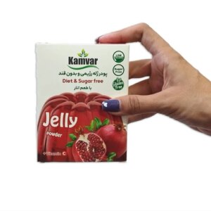 پودر ژله انار بدون قند و رژیمی کامور