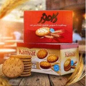 بیسکویت با سبوس فرآوری شده رژیمی کامور