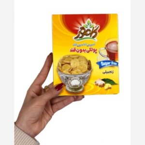پولکی زنجبیلی بدون قند و رژیمی کامور