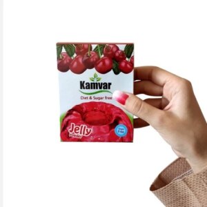 پودر ژله آلبالو بدون قند و رژیمی کامور